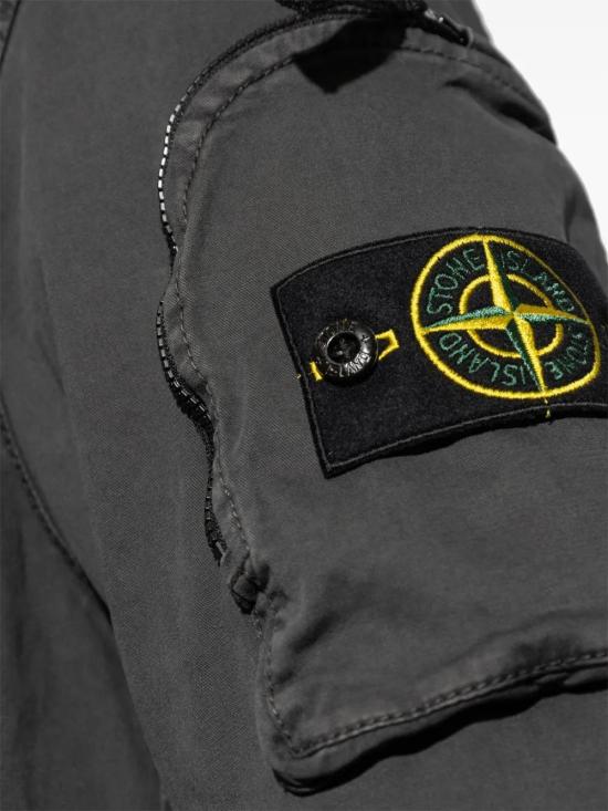  스톤 아일랜드 긴팔 셔츠 K1S151200003S0004 grey - STONE ISLAND