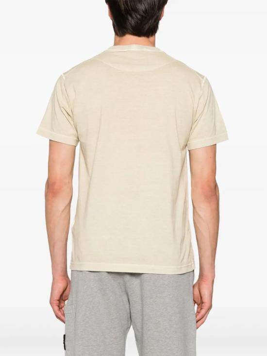  스톤 아일랜드 반팔 티셔츠 811523757 beige - STONE ISLAND