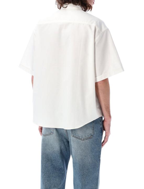 25SS 아미 반팔 셔츠 HSH230 CO0031 168 NATURAL WHITE - AMI