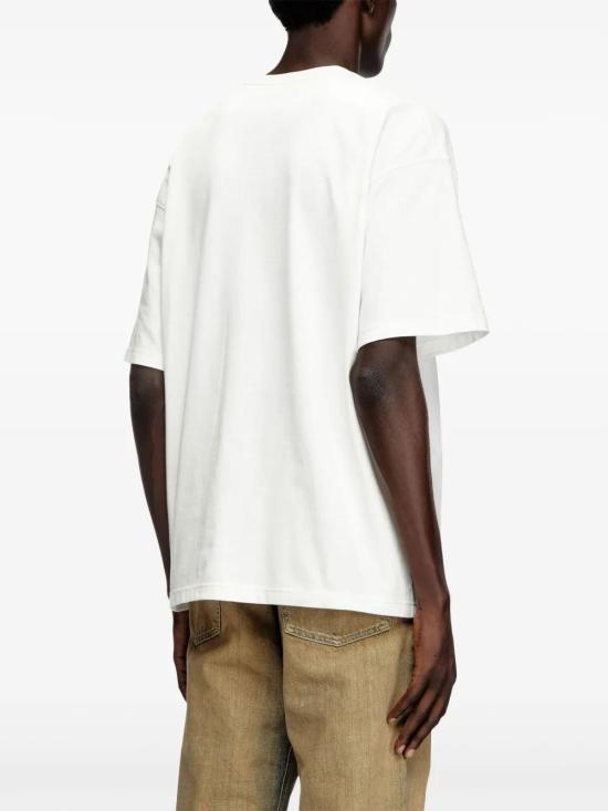  디젤 반팔 티셔츠 A166160AKAK white - DIESEL