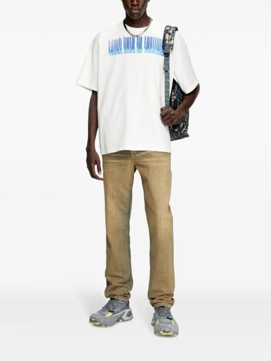  디젤 반팔 티셔츠 A166160AKAK white - DIESEL