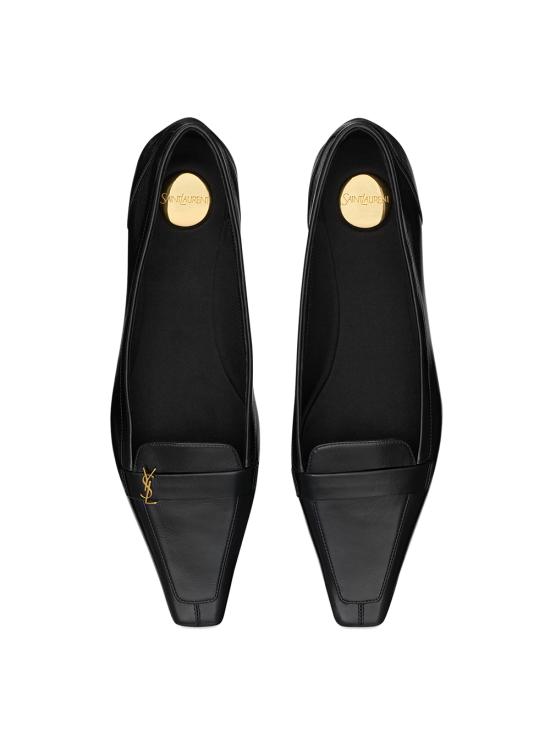 25SS 생로랑 플랫 슈즈 818008AAEHW 1000 Black - SAINT LAURENT