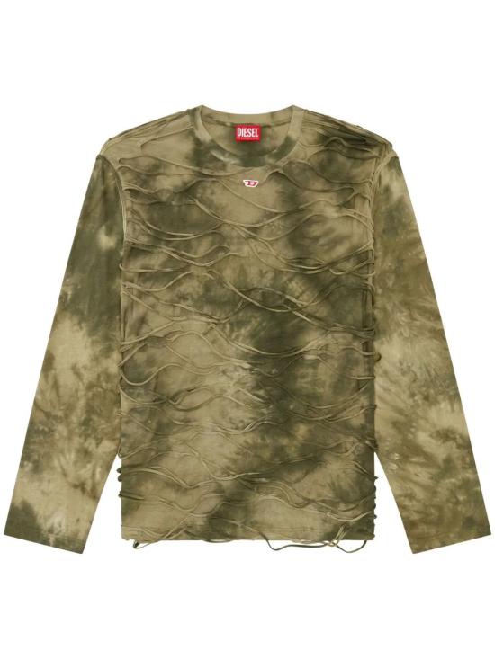  디젤 긴팔 티셔츠 A139980ANAY olive green