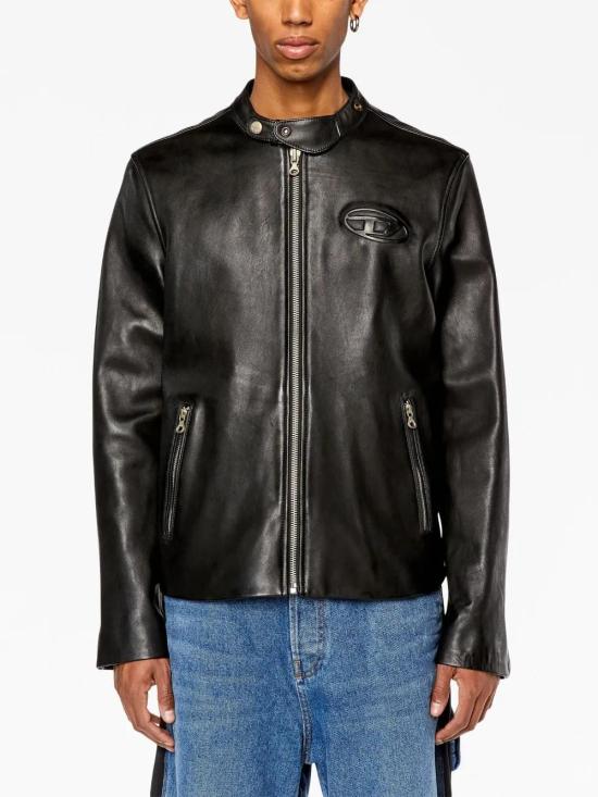  디젤 가죽 자켓 A106270AJIR black - DIESEL
