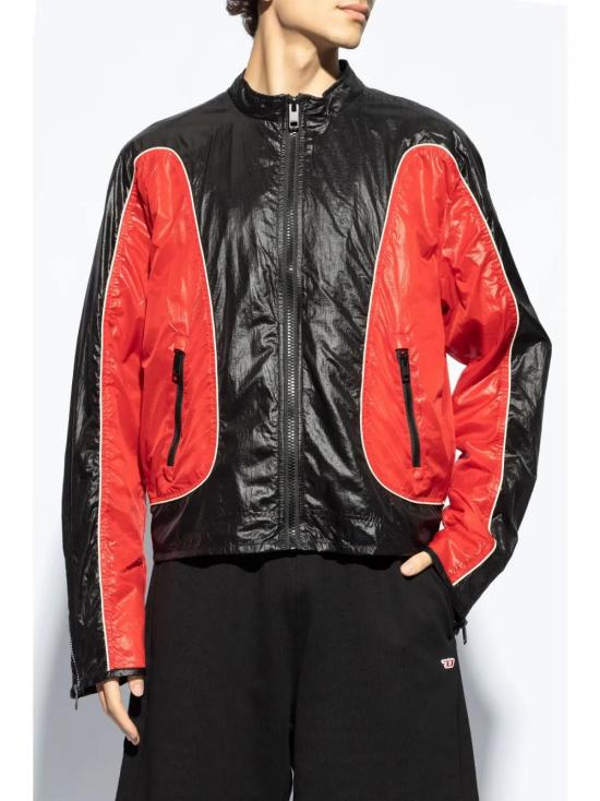  디젤 가죽 자켓 A144100NKBK red - DIESEL