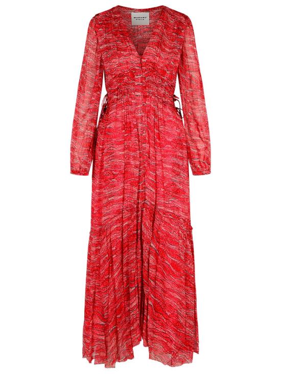 25SS 이자벨마랑에뚜왈 롱 원피스 RO0668FA C1J07E70RD Red