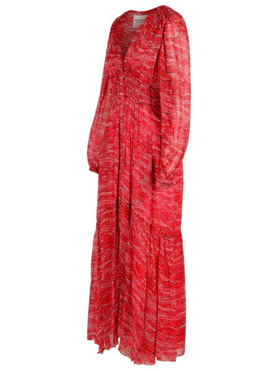 25SS 이자벨마랑에뚜왈 롱 원피스 RO0668FA C1J07E70RD Red - ISABEL MARANT ETOILE