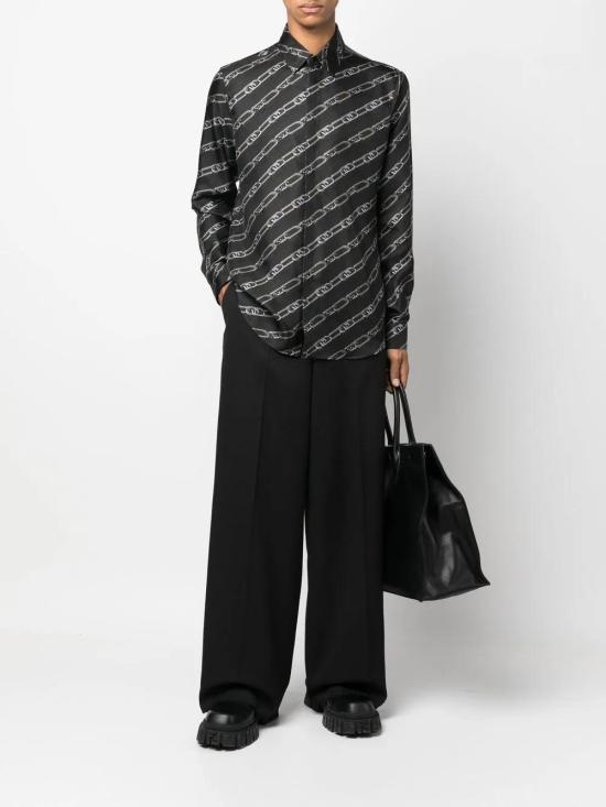  펜디 긴팔 셔츠 FS0585AL2M black - FENDI