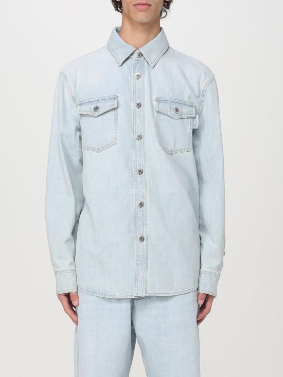 25SS 보테가베네타 긴팔 셔츠 813505V4ZR0 4132 Blue