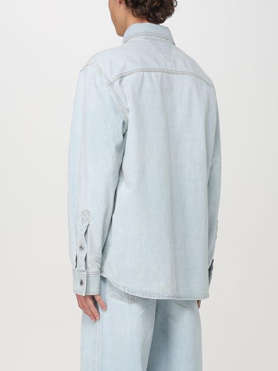 25SS 보테가베네타 긴팔 셔츠 813505V4ZR0 4132 Blue - BOTTEGA VENETA