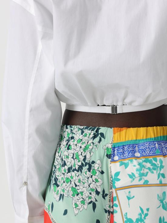 25SS 모스키노 블라우스 02083227 0001 White - MOSCHINO