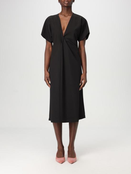 25FW 모스키노 미디 원피스 04053225 0555 Black