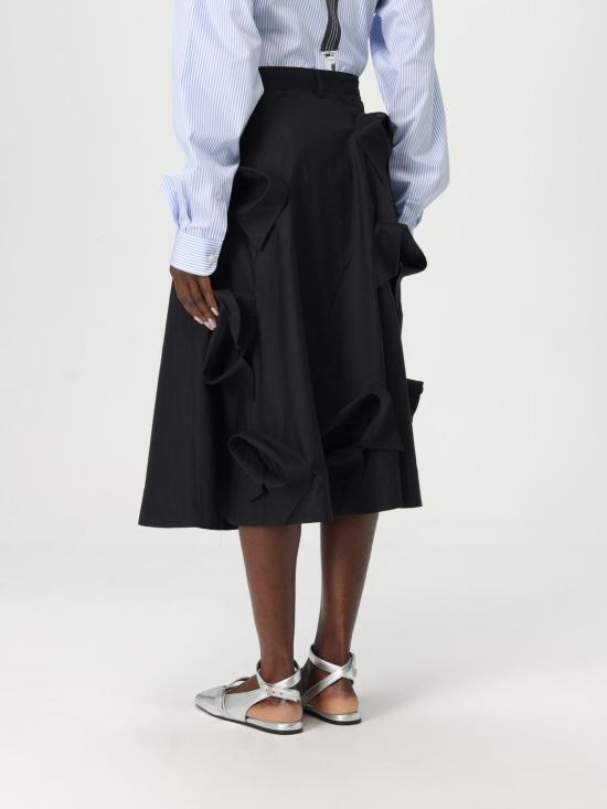 25FW 모스키노 스커트 01010531 0555 Black - MOSCHINO