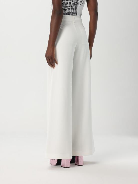 25SS 모스키노 스트레이트 팬츠 03393225 0002 White - MOSCHINO