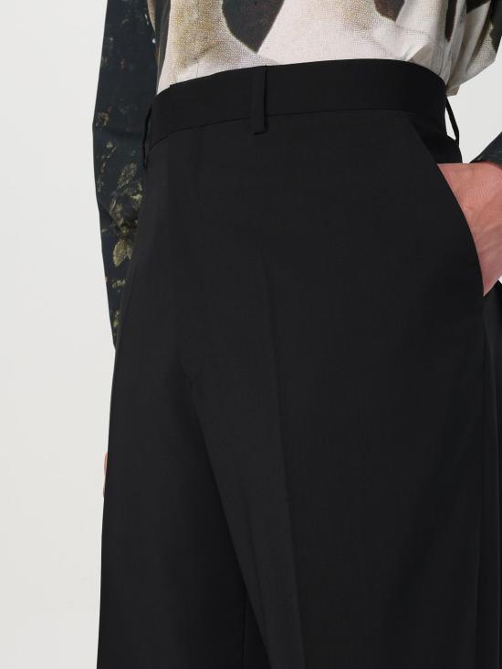 25SS 모스키노 스트레이트 팬츠 03050217 0555 Black - MOSCHINO