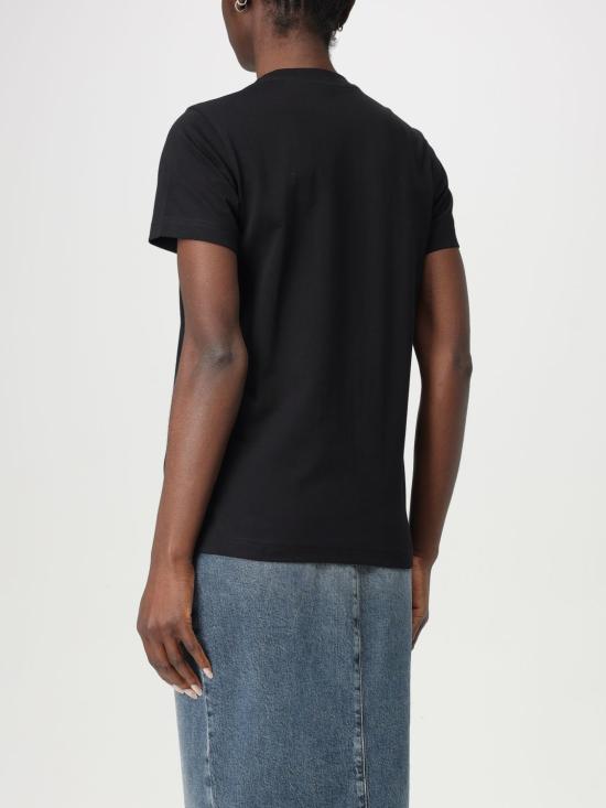 25FW 모스키노 반팔 티셔츠 07080541 1555 Black - MOSCHINO