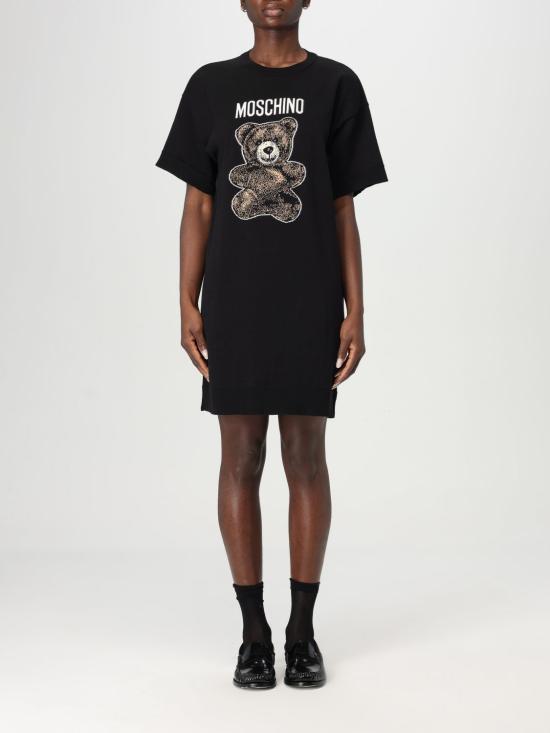 25SS 모스키노 숏 원피스 04940502 3555 Black