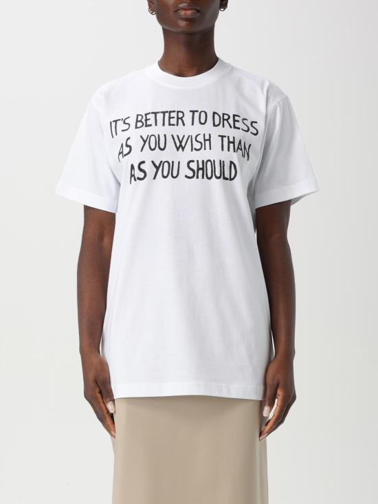 25FW 모스키노 반팔 티셔츠 07110541 1001 White