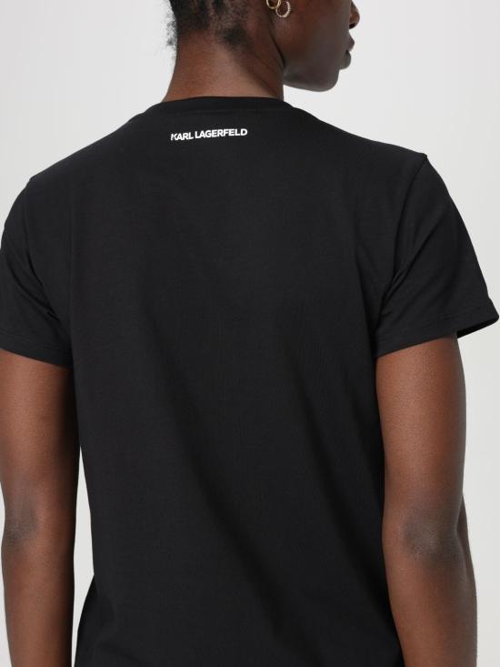 25SS 칼라거펠트 반팔 티셔츠 230W1700 999 Black - KARL LAGERFELD