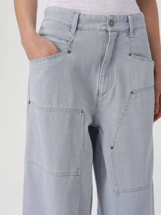 25FW 이자벨마랑에뚜왈 트레이닝/조거 팬츠 PA0502FAC1H05E 30LU Gnawed Blue - ISABEL MARANT ETOILE