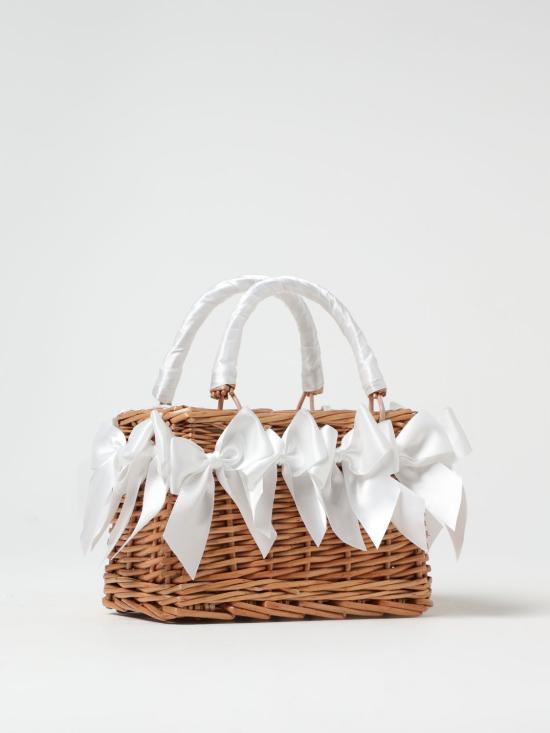 25SS [키즈] 모나리자 토트백 17E0065062 0001 Yellow Cream - MONNALISA