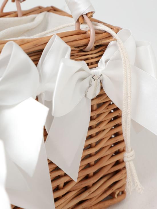 25SS [키즈] 모나리자 토트백 17E0065062 0001 Yellow Cream - MONNALISA