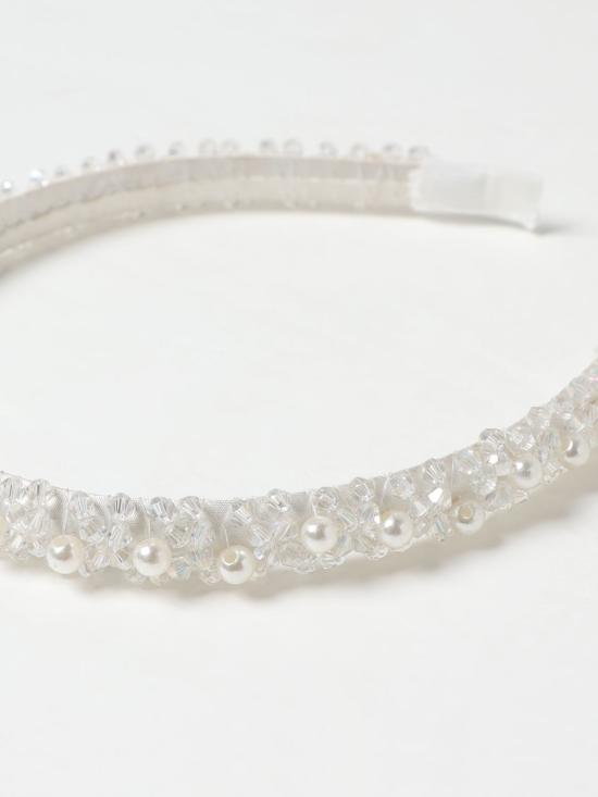 25SS [키즈] 모나리자 헤어 액세서리 17E0095077 0001 Yellow Cream - MONNALISA