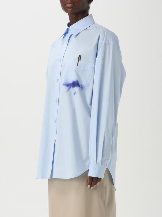 25FW 모스키노 셔츠 02040531 4293 Gnawed Blue - MOSCHINO