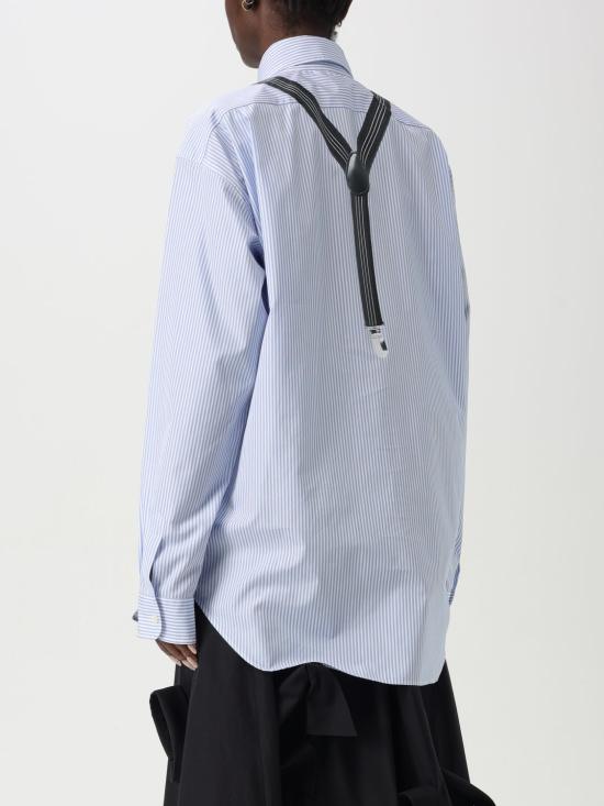 25FW 모스키노 블라우스 02020532 4303 Gnawed Blue - MOSCHINO