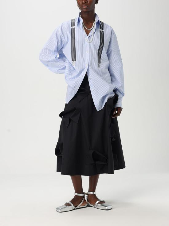 25FW 모스키노 블라우스 02020532 4303 Gnawed Blue - MOSCHINO