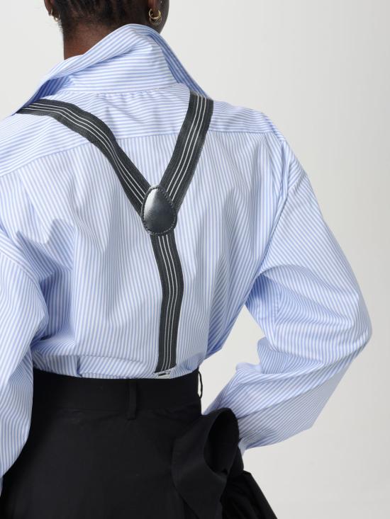 25FW 모스키노 블라우스 02020532 4303 Gnawed Blue - MOSCHINO