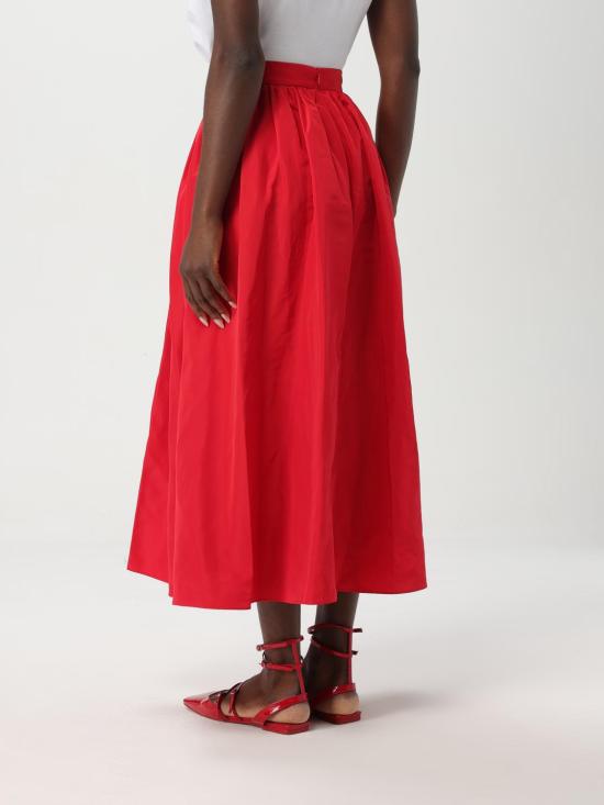 25SS 칼라거펠트 롱 스커트 A1W12002 034 Red - KARL LAGERFELD