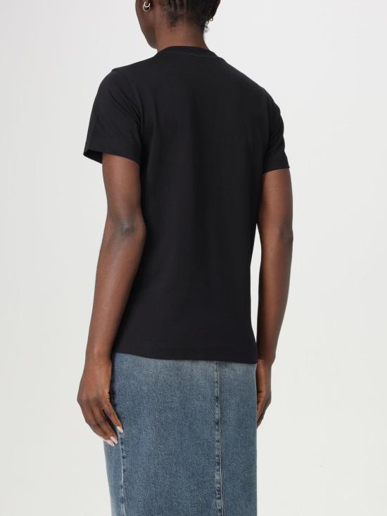 25FW 모스키노 반팔 티셔츠 07130541 1555 Black - MOSCHINO