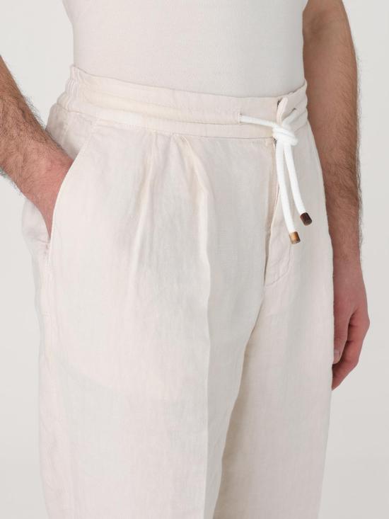 25FW 브루넬로 쿠치넬리 팬츠 M243DE1710 C5797 Beige - BRUNELLO CUCINELLI