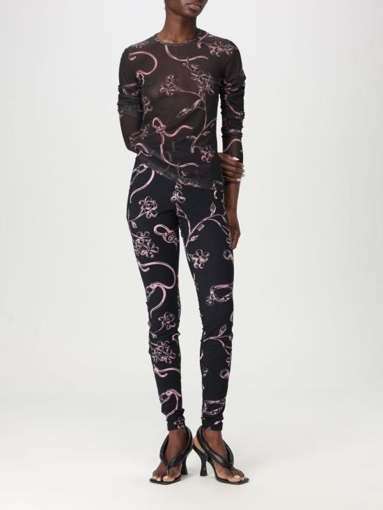 25SS 모스키노 긴팔 티셔츠 12153240 1555 Black - MOSCHINO