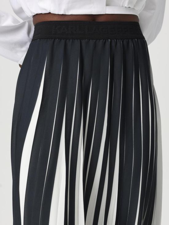 25SS 칼라거펠트 스커트 A1W12026 998 Black - KARL LAGERFELD