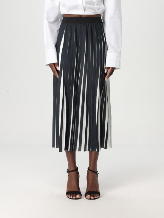 25SS 칼라거펠트 스커트 A1W12026 998 Black