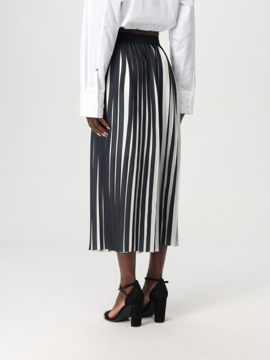 25SS 칼라거펠트 스커트 A1W12026 998 Black - KARL LAGERFELD