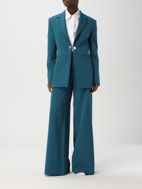 25SS 모스키노 팔라초 팬츠 03393225 0320 Teal - MOSCHINO