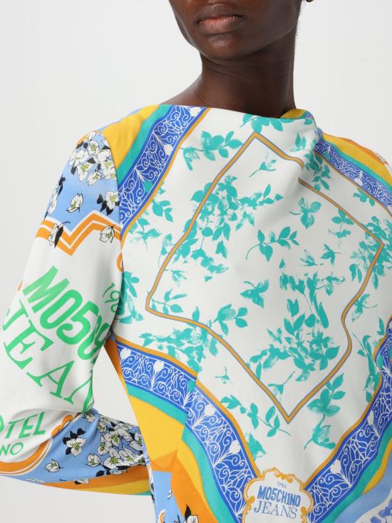 25SS 모스키노 롱 원피스 04063735 1888 Multicolor - MOSCHINO