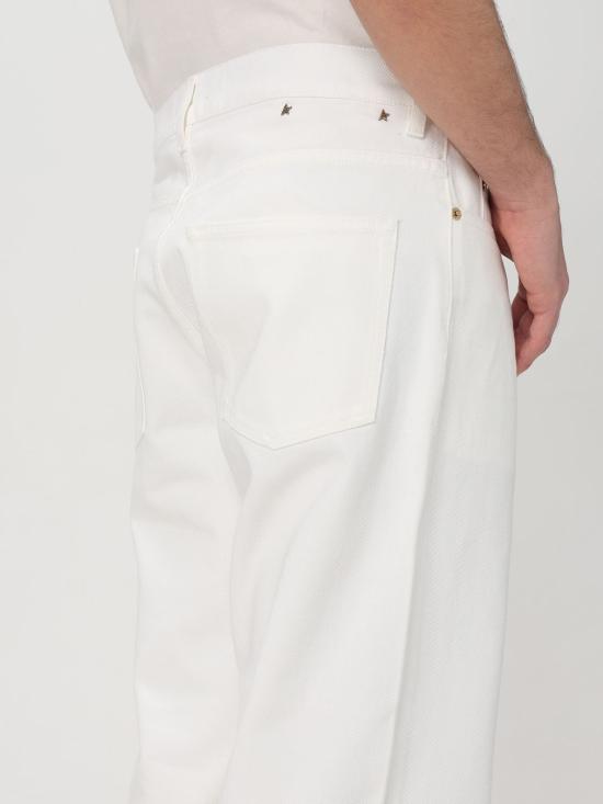 25FW 골든구스 데님 팬츠 GMP01186P00098010190 White - GOLDEN GOOSE