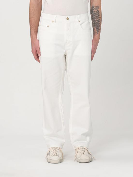 25FW 골든구스 데님 팬츠 GMP01186P00098010190 White