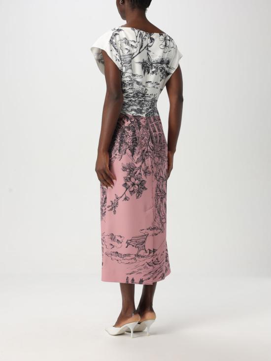 25SS 모스키노 롱 원피스 04093232 1188 Pink - MOSCHINO