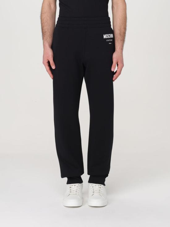 25SS 모스키노 스트레이트 팬츠 03075227 1555 Black