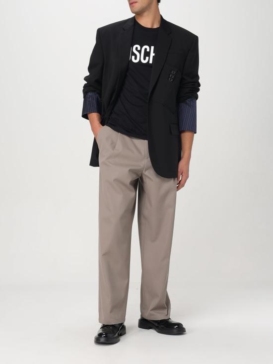 25FW 모스키노 반팔 티셔츠 07015241 1555 Black - MOSCHINO