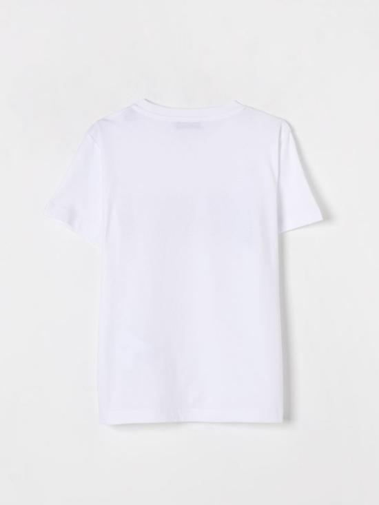 25FW [키즈] 골든구스 티셔츠 GKP01403P00196011833 White - GOLDEN GOOSE