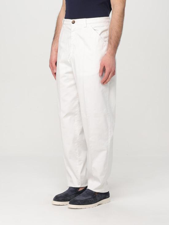 25SS 브루넬로 쿠치넬리 팬츠 M289LH0660 C6007 White - BRUNELLO CUCINELLI