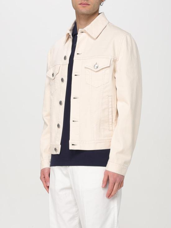 25FW 브루넬로 쿠치넬리 데님 자켓 M277P6910 C7019 White - BRUNELLO CUCINELLI