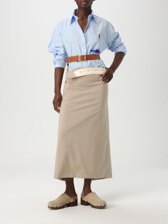 25FW 모스키노 스커트 01040517 0081 Sand - MOSCHINO