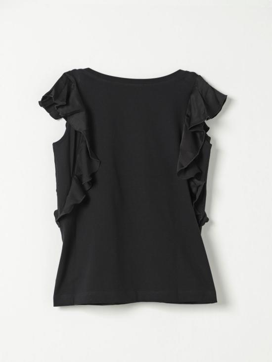 25FW [키즈] 모나리자 티셔츠 17E6015202 0056 Black - MONNALISA